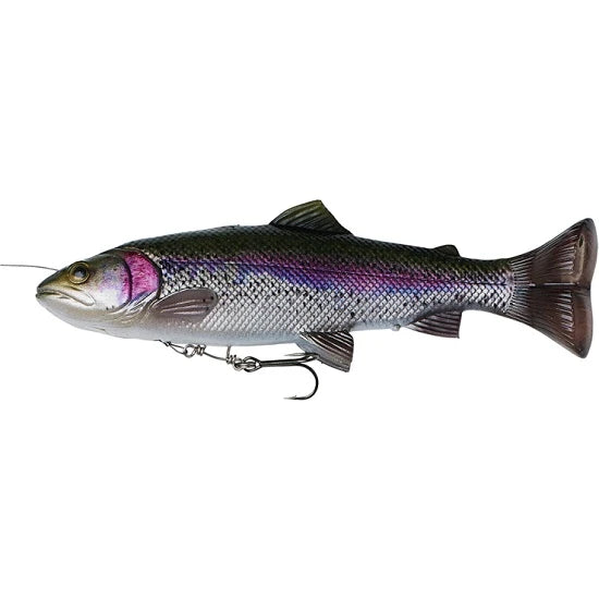 Shad Savage 4d Line Thru Pulsetail Trout 16cm/51g Rainbow