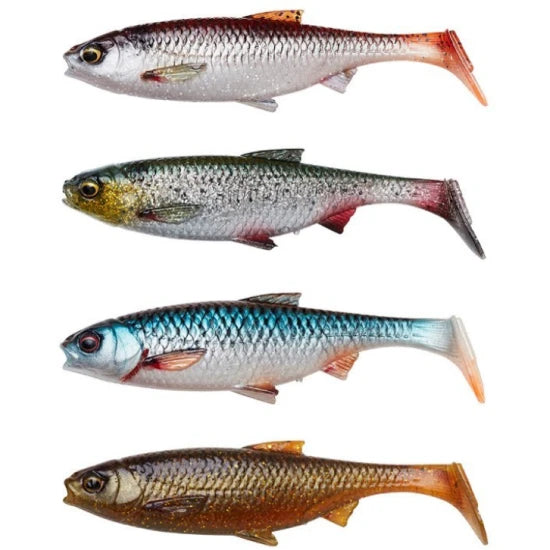Shad Savage Gear 3d River Roach 8cm 5g Clear Water Mix 4buc/plic