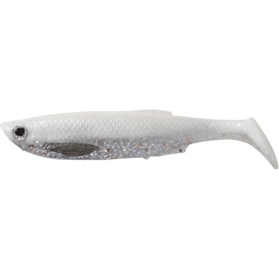 Shad Savage Gear Bleak Paddle Tail White Silver 8cm 4g 4buc/plic