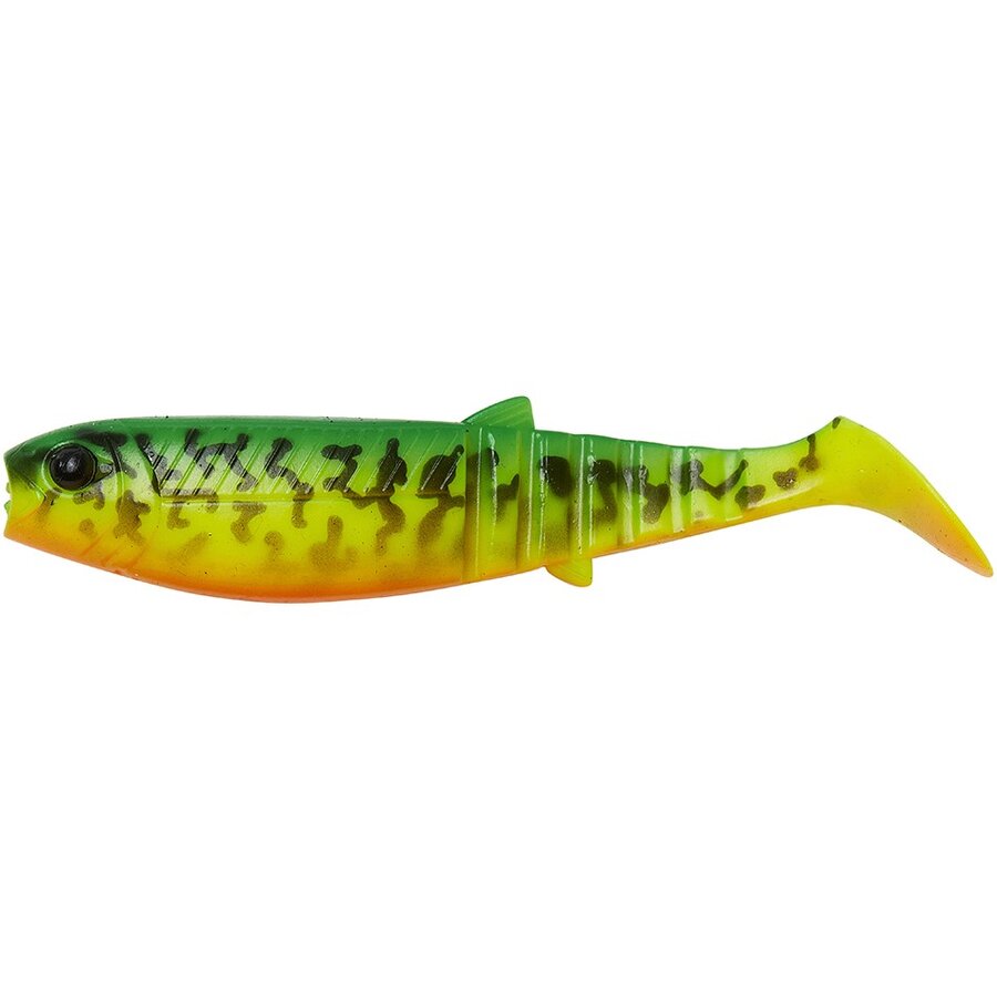 SHAD SAVAGE GEAR CANNIBAL SHAD BURBOT FIRETIGER 12.5CM 20G 3BUC/PLIC