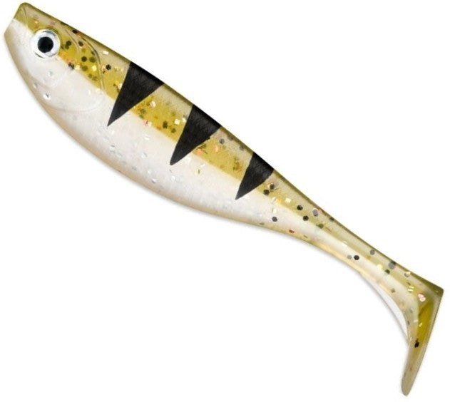 SHAD STORM BOOM SHAD NATURAL GREEN PERCH 7.6CM 3G 5BUC/PLIC