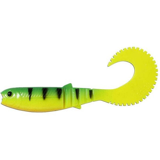 SHAD Savage Gear LB Cannibal Curltail, Firetiger, 12.5cm, 1buc/plic