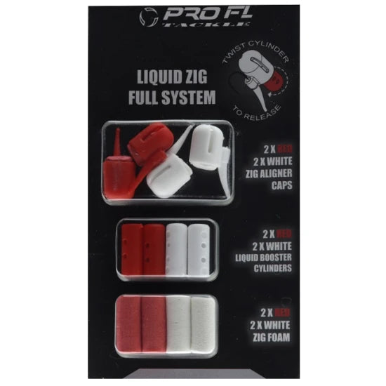 Sistem Complet Zig Rig Pro Fl Pt Lichid Alb Rosu