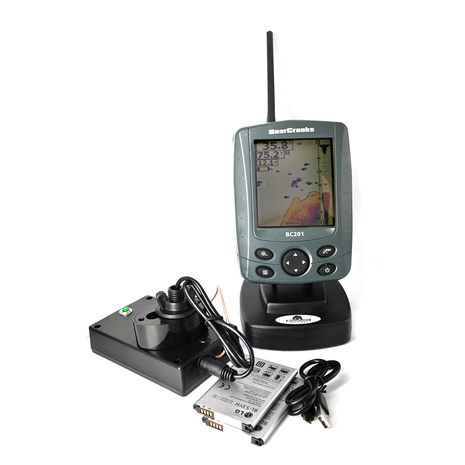 SONAR WIRLESS BEAR CREEKS 800MT PENTRU NAVOMODEL BC201