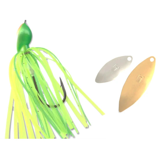 Spinerbait Colmic Flatter 3/4oz 21gr Chartreuse/lime