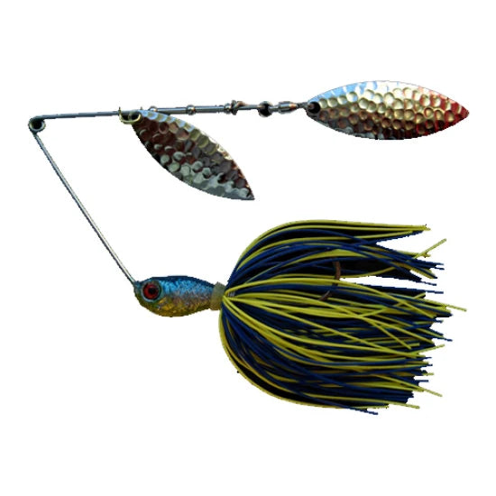 Spinnerbait Bertilure Salcie Nr.2 Salcie Nr.3, 14gr,skirt Siliconic Blue-chartreuse