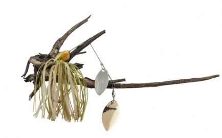 SPINNERBAIT COLMIC FLATTER 21GR CHATREUSE/WHITE