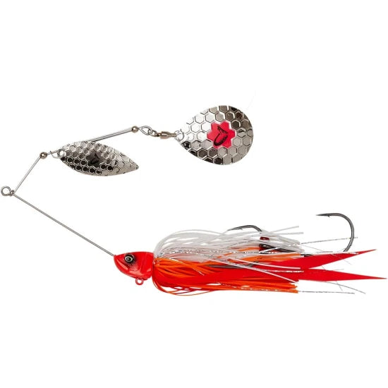 Spinnerbait Savage Gear Da Bush 14cm 21g Sinking Red Head Silver