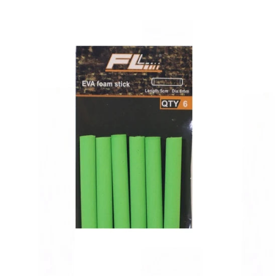 Spuma Flotanta Eva Foam Stick Fl Culoare Verde 8mm 6buc X 5cm