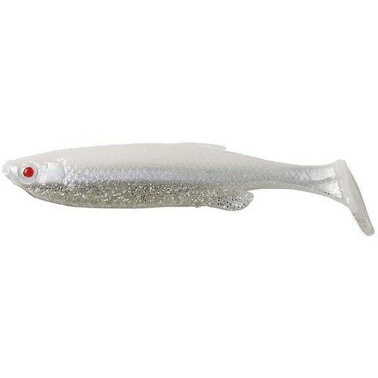 SShad Savage Gear Fat Minnow T-Tail, White Silver, 9cm, 4buc/plic