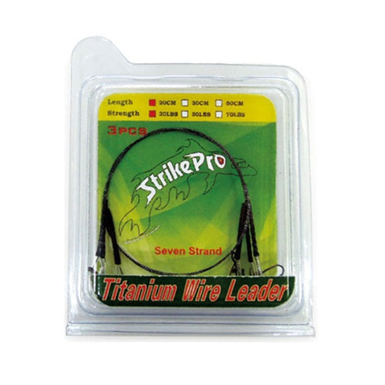 STRUNA STRIKE PRO TITANIUM 30CM/50LBS 3BUC/PL