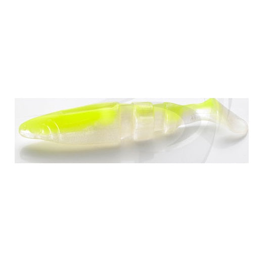 SWIM BAIT LAKE FORK BOOT TAIL MAGIC SHAD CHARTREAUSE PEARL 11.5CM 4BUC