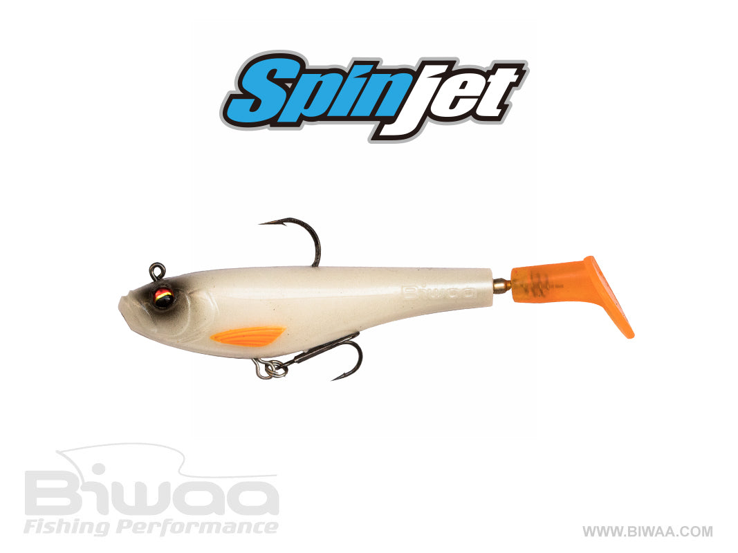 SWIMBAIT BIWAA SPINJET 6 PEARL WHITE 15CM 43G