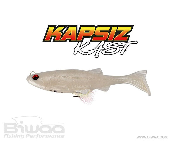 SWIMBAIT Biwaa KAPSIZ CAST 6&quot; 15cm 40gr 008 Pearl White