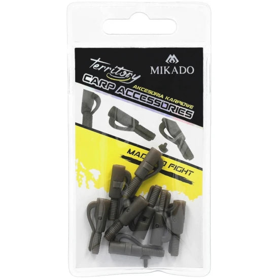 Safety Lead Clips Mikado / Gray-green Buc.10
