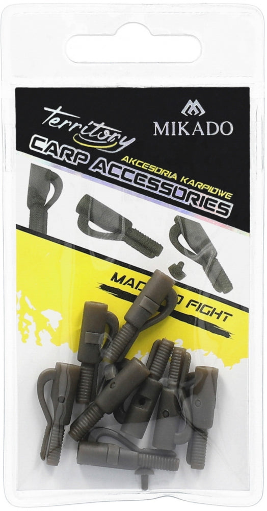Safety Lead Clips Mikado / Gray-Green Buc.10