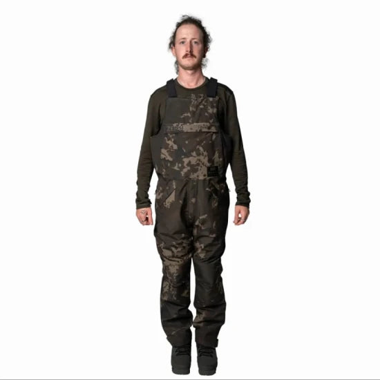 Salopeta Nash Zt Helluva Waterproof Bib And Brace Camo, Marime L