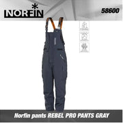 Salopeta Norfin Rebel Pro Pants Gray, Marime M