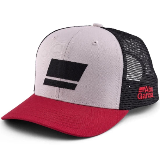 Sapca Abu Garcia Flag Trucker Cap, Grey/red/black