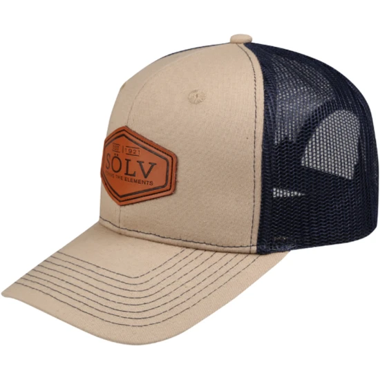 Sapca Abu Garcia Solv Trucker Cap Navy Blue With Beige