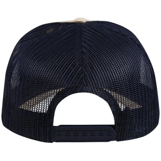 Sapca Abu Garcia Solv Trucker Cap Navy Blue With Beige