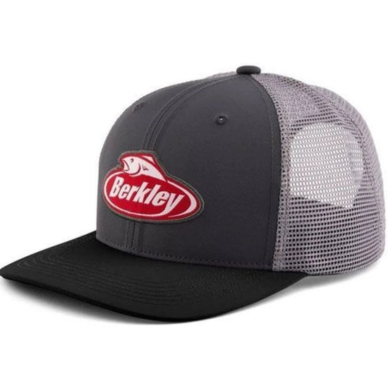 Sapca Berkley Performance Trucker Cap, Char Black/grey