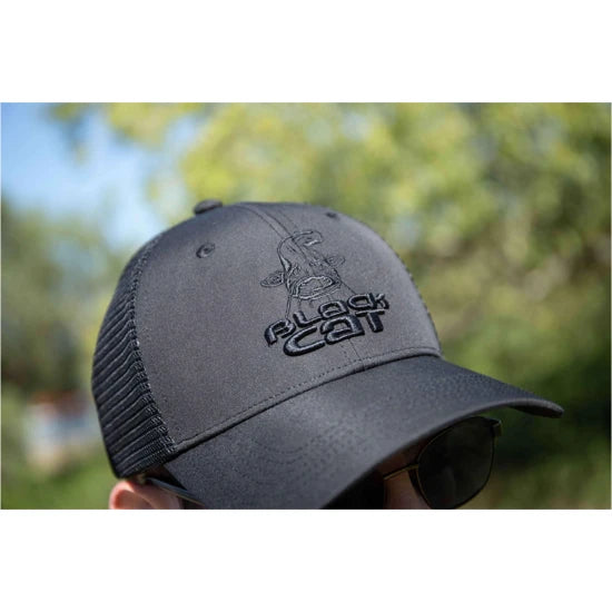 Sapca Black Cat Black Trucker Cap, Marime Universala