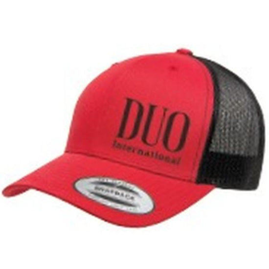 Sapca DUO Flexfit Mesh Cap, Red Black