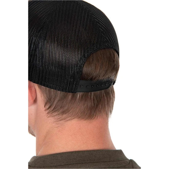 Sapca Fox Black Camo Trucker Cap, Marime Universala