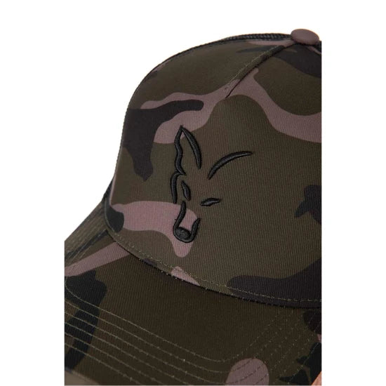 Sapca Fox Black Camo Trucker Cap, Marime Universala