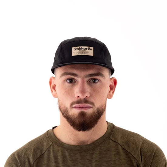 Sapca Trakker Cr 5 Panel Black Cap, Marime Universala