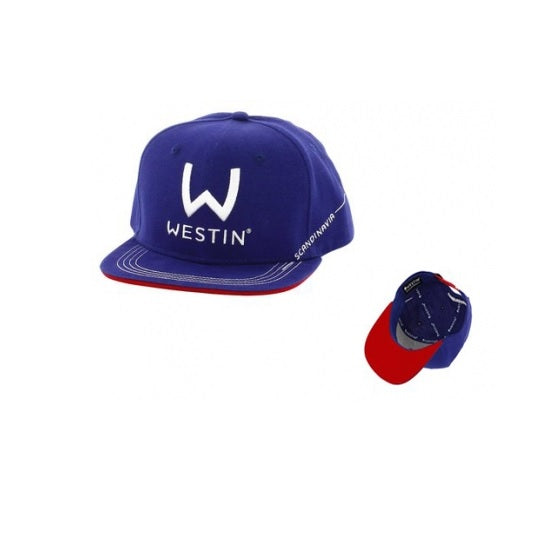 Sapca Westin W3 Viking Helmet Blue - Poppy Red