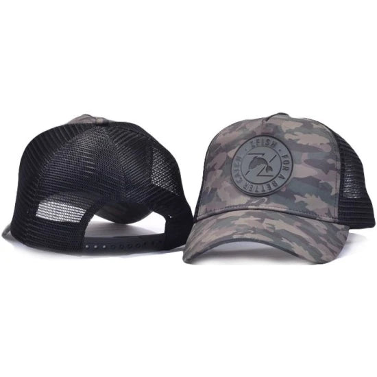 Sapca Zfish Trucker Cap Fish, Camo