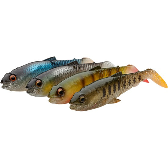 Savage Gear Craft Cannibal Paddletail CLEAR WATER Mix 12.5cm 20g 4buc/plic