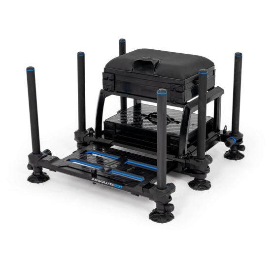 Scaun Modular Preston Absolute 5g Station - Black Edition, 53x75x61cm