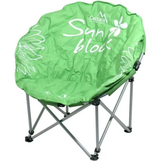 Scaun Pliabil Flowers Cattara, Verde, 85x44x81cm
