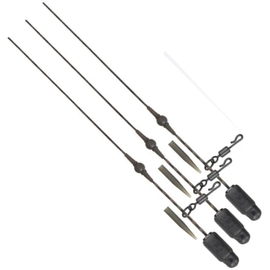 Segmente Fox Edges Naturals Heli Clip Rigs Submerge, 30lbs, 3buc/pac