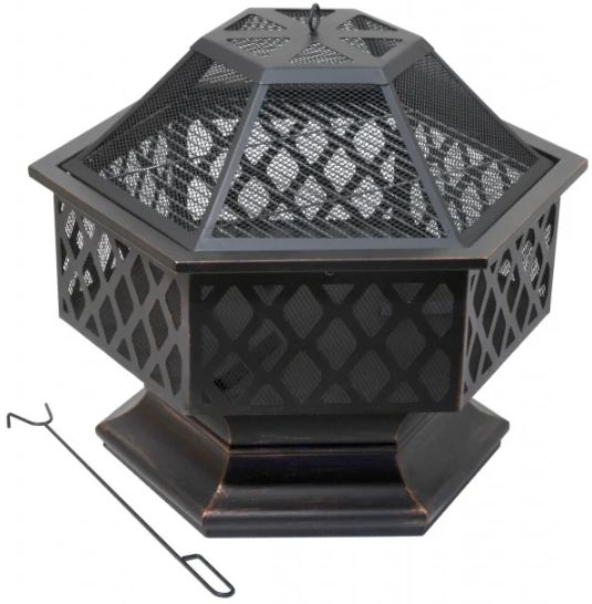 Semineu Cattara De Terasa Hexagon Cu Capac TT13008