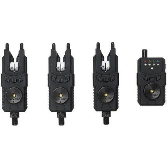 Set 3 Avertizoare Prologic Electronici SMX MKII Bite Green + Statie