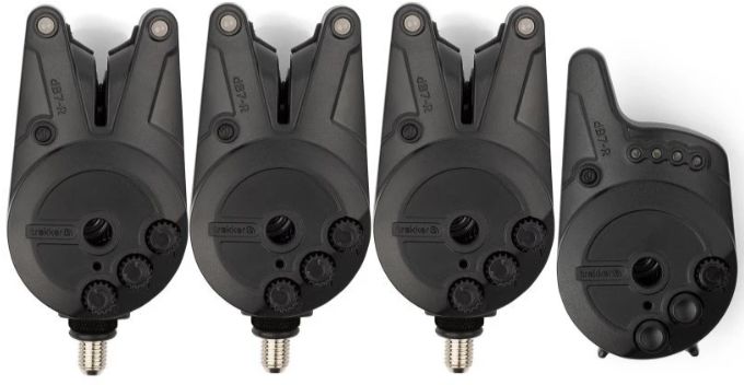 Set 3 Avertizoare Trakker DB7-R 3 Rod Bite Alarm Set