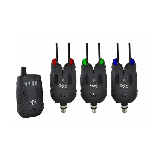 Set 3 Avertizoare + Statie Carp Zoom Satellite 301