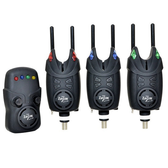 Set 3 avertizori Cu statie Carp Zoom Prof X