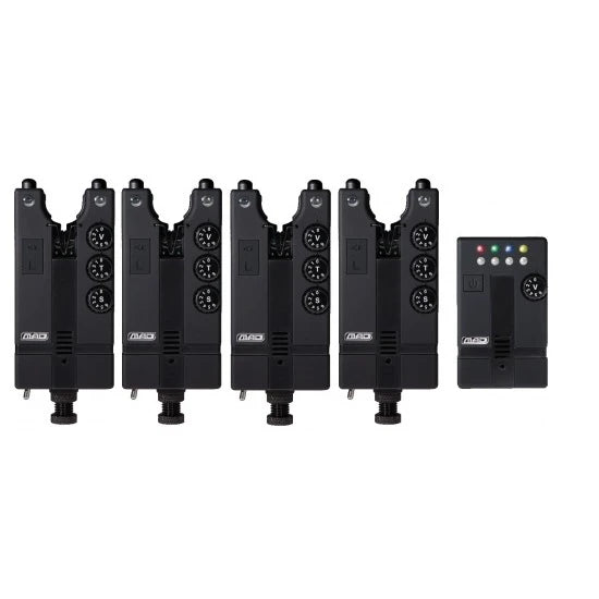 Set Avertizoare Dam Mad Hi-t Bite Alarm 4plus1