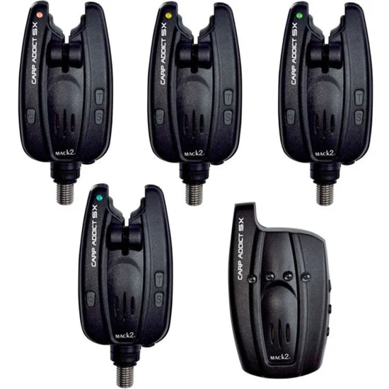 Set Avertizoare Mack2 Carp Addict Sx Alarm Set 4+1