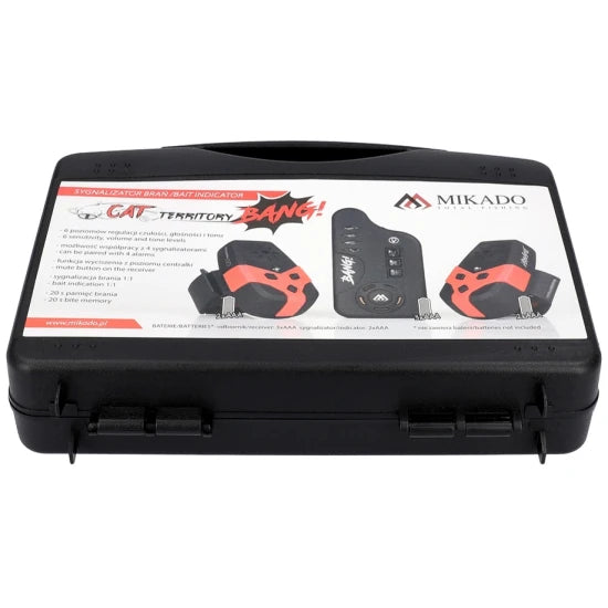 Set Avertizoare Mikado Cat Territory Bang, Red And Blue, 2+1