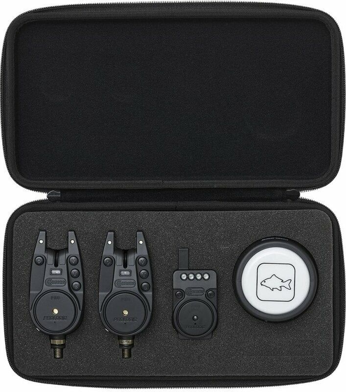 Set Avertizoare PROLOGIC C-Series Pro Alarm Set Fishing Bite Alarm Red Green, 2+1+1