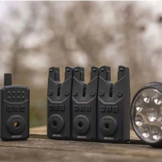 Set Avertizoare Sonyk Sks Cu Statie Si Lampa Semnalizare Cort, 3+1