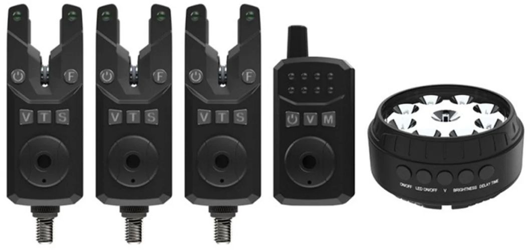 Set Avertizoare SONYK SKS Cu Statie Si Lampa Semnalizare Cort, 3+1