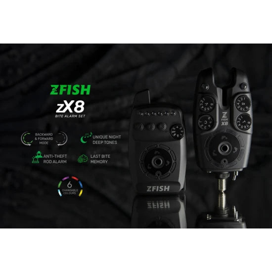 Set Avertizoare Zfish Bite Alarm Zx8 4+1