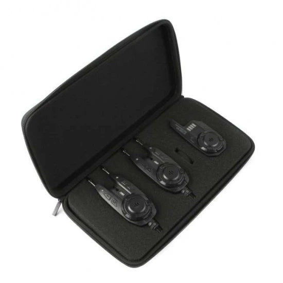 Set Avertizori Carp Academy Flashback, Black, 2+1 1buc/pac
